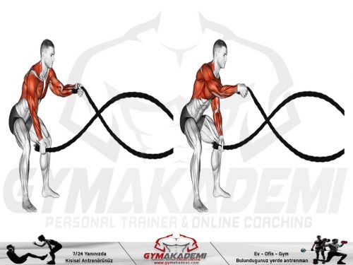 Battle Ropes Alternating Waves